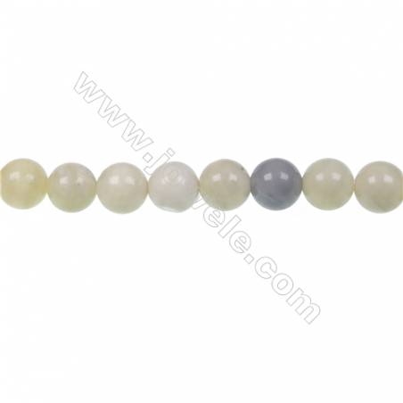 Australian round butter Jade strand beads  diameter 10mm  hole 1.2 mm  40 beads/strand   15~16"
