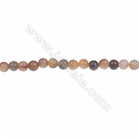 Crazy agate round strand beads in diameter 4 mm  hole diameter 1 mm  98 beads /strand 15 ~ 16 ''