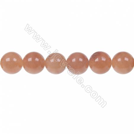 Red aventurine round strand beads diameter 10 mm  hole 1.5 mm  41 beads /strand 15 ~ 16 ''