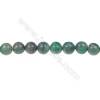 Dyed green crazy agate round strand beads in diameter 8 mm  hole 1.2 mm  50 beads /strand 15 ~ 16 ''