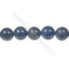 12mm dumortierite round strand beads for DIY jewelry making  hole diameter 1.5 mm  33beads/ strand  15~16‘’