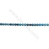 Imperial Jasper Round Beads Strand  Blue (dyed)  Diameter 4mm  Hole 0.8mm  about 96 beads/strand 15~16"