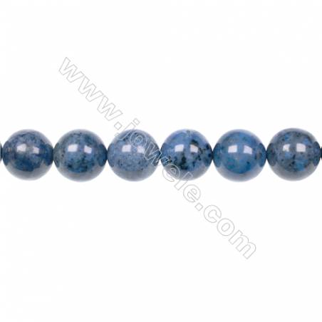 AA quality dumortierite 12mm round strand beads for jewelry making  hole 1.5mm  32 beads/strand  15~16‘’