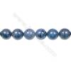 黑點藍AA圓形串珠 直徑12毫米 孔徑 1.5毫米 32個珠子/條    15~16‘’