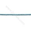 Howlite Abacus Beads Strand  Dyed Blue  Size 3x8mm  Hole 0.6mm  about 133 beads/strand 15~16"