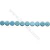 Howlite Rondelle Beads Strand  Dyed Blue  Diameter 12mm  Hole 0.8mm  about 33 beads/strand 15~16"