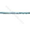 Howlite Square Beads Strand  Dyed Blue  Size 4x4mm  Hole 0.6mm  about 100 beads/strand 15~16"