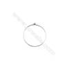 925 Sterling Silver Earring hoop-H405 Size 27x1mm  20pcs/pack