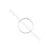 925 Sterling Silver Earring hoop-H463 Size 20x0.75mm  50pcs/pack
