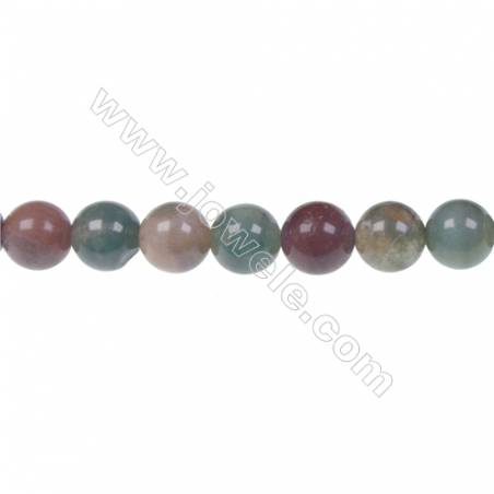 Wholesale high quality fashion DIY loose beads Indian agate fancy jasper 8mm beads  hole 1mm  48 beads/strand  15~16"