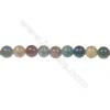 Wholesale high quality fashion DIY loose beads Indian agate fancy jasper 6mm beads  hole 1mm  62 beads/strand  15~16"