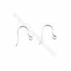 925 Sterling Silver Earring hook-H500  Size 9x19mm  Pin 0.7mm  Hole 3mm  70pcs/pack