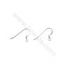 925 Sterling Silver Earring hook  Size 15x21mm  Pin 0.5mm  Hole 2mm  70pcs/pack