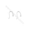 925 Sterling Silver Earring hook  Size 10x18mm  Pin 0.6mm  Hole 1mm  60pcs/pack