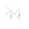 925 Sterling Silver Earring hook  Size 18x19mm  Pin 0.6mm  Tray 3mm  40pcs/pack