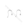 925 Sterling Silver Earring hook  Size 10x16mm  Pin 0.7mm  Hole 1mm  80pcs/pack