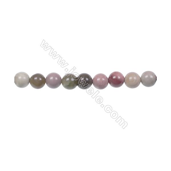 Multi-color 6mm round Imperial Jasper loose beads for Womens DIY Bracelets Necklace Making  hole 1mm  65 beads/ strand  15~16‘’