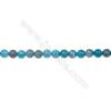 Blue Crazy Lace Agate Beads Strand  Round  Diameter 4mm  hole 0.8mm  101 beads/strand  15~16"
