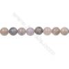 Natural fossil coral agate strand beads 8mm jewelry making  hole 1mm  48 beads/strand  15~16"