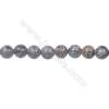 Fashion Jewelry Silver Crazy Lace Agate Strand Beads, Round, Size 6mm, Hole 1mm, 66 beads/strand 15~16"