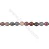 8mm Polychrome jasper semi precious bead strand high quality  hole 1mm  48 beads/strand  15~16‘’