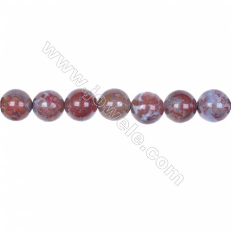 Wholesale natural stone 10mm red lighting agate gemstone strand beads for jewelry making hole 1mm  39 beads/strand 15~16‘’