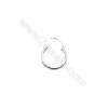 925 Sterling Silver Earring Hoop  Diameter 21mm  Thick 1.9mm  Pin 0.7mm  20pcs/pack