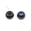 Grade AAA Demi-trou foré perles d'eau douce rondelle 12~13mm de diamètre 9 mm de l'épaisseur Trou 0.8mm 32perles/tablette