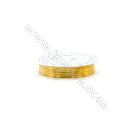 Brass Wire Silver Gold and Black，Wire Diameter 0.2mm  30Meters/Coil  10Coil/pack