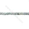 Natural Aquamarine Beads Strand  Abacus  Size 5x7mm  Hole 0.8mm  86pcs/strand 15~16"