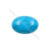 Turquoise Gemstone Cabochon  Oval  Synthesis  Size 18x25mm Thick 8mm  40pcs/pack
