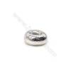 Wholesale sterling silver spacer beads  silver findings supplies-E06S2 size 4.4x2.1mm hole 1.3mm 100pcs/pack