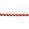 Multicolor Shell Pearl Bead Strands  Round(Frosted)  Diameter 12mm  Hole 0.8mm  33 beads/strand 15~16"