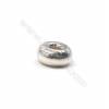 Perles de Séparateurs en argent925-E06S10 Diamètre de 11mm épaisseur 5.5mm trou3.7mm 20pcs/paquet