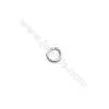 Wholesale 925 sterling silver findings necklace  bracelet jump ring 0.6x2.5mm 200pcs/pack
