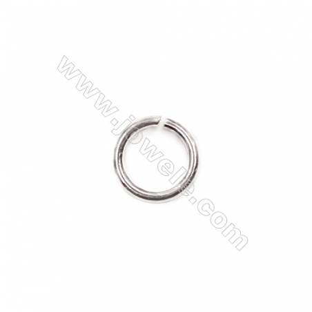 Jewelry findings 925 sterling silver open jump ring DIY necklace bracelet making 0.7x5mm 200pcs/pack