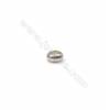Donut sterling silver spacer beads  silver findings-E6S12  size 5x2.4mm hole 2.5mm 100pcs/pack