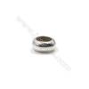Donut sterling silver spacer beads  silver findings-E6S14   size 6x2.8mm hole 3.7mm 100pcs/pack