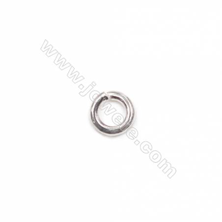 Fashion jewelry accessories wholesale sterling silver jump ring 0.8x3.6mm 200pcs/pack