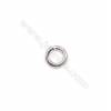 Fashion jewelry accessories wholesale sterling silver jump ring 0.8x3.6mm 200pcs/pack