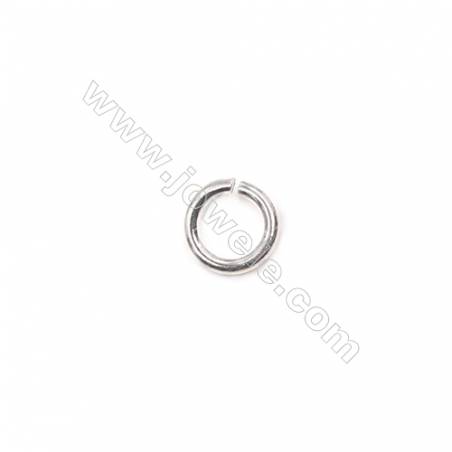 200pcs/pack sterling silver jump rings open ring for DIY jewelry making  0.8x4.5mm
