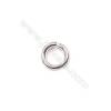 Wholesale jewelry accessories 925 sterling silver open jump ring 1x5.5mm 100pcs/pack