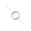 925 sterling silver closed jump ring DIY bracelet necklace jewelry making  size 0.6x3mm 200pcs/pack