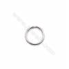 925 sterling silver closed jump ring DIY bracelet necklace jewelry making  size 0.8x5mm 100pcs/pack
