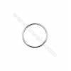 925 sterling silver closed jump ring for jewelry making  size 1x14mm 30pcs/pack