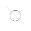 925 sterling silver closed jump ring for jewelry making  size 1x18mm 20pcs/pack