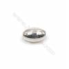 Perles ovales en argent 925-L07S5 Taille 8x5mm trou1.3mm 50pcs/paquet