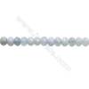Natural Aquamarine Bead Strands  Abacus(Faceted)  Size 5x8mm  Hole 1mm  15~16"/strand