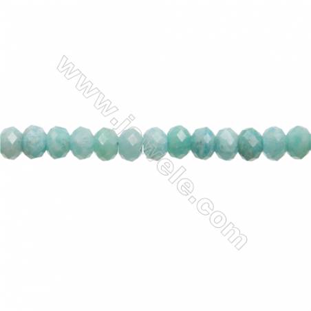 Natural Amazonite Beads Strands  Abacus(Faceted)  Size 5x8mm  Hole 1mm  15~16"/strand