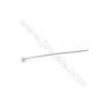 Jewelry findings 925 sterling silver flat headpins-A6S7 size 35x0.5x2mm 100pcs/pack
